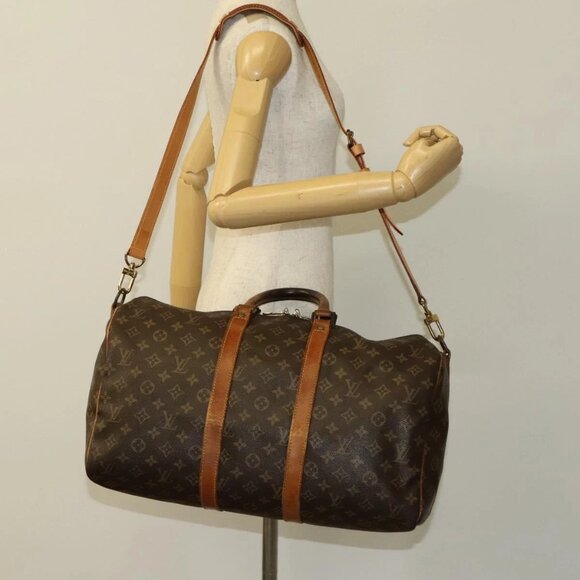 LOUIS VUITTON Monogram Keepall Bandouliere 45 Boston Bag - Picture 1 of 16